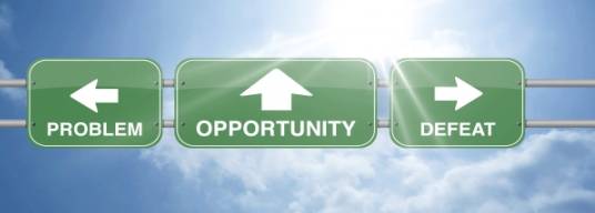 Opportunity lies Straight Ahead