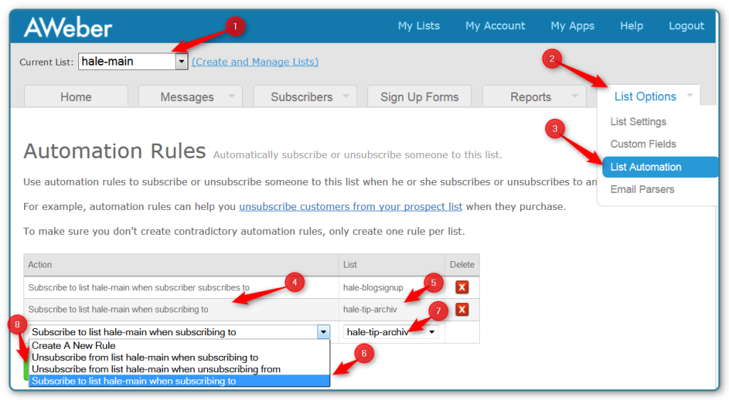 Newsletter Ideas - Link to Your Main List