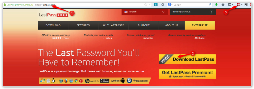 Firefox Tips -Lastpass.cod