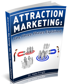 Cover for eBook on Attraction Marketing - The Three Phases