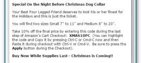 Trade a Discount Code for an Email Address - Preview